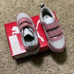 Puma Kids Sneakers in Pink and Gray